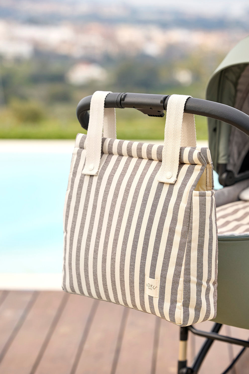 PACK SACO STRIPE BROWN