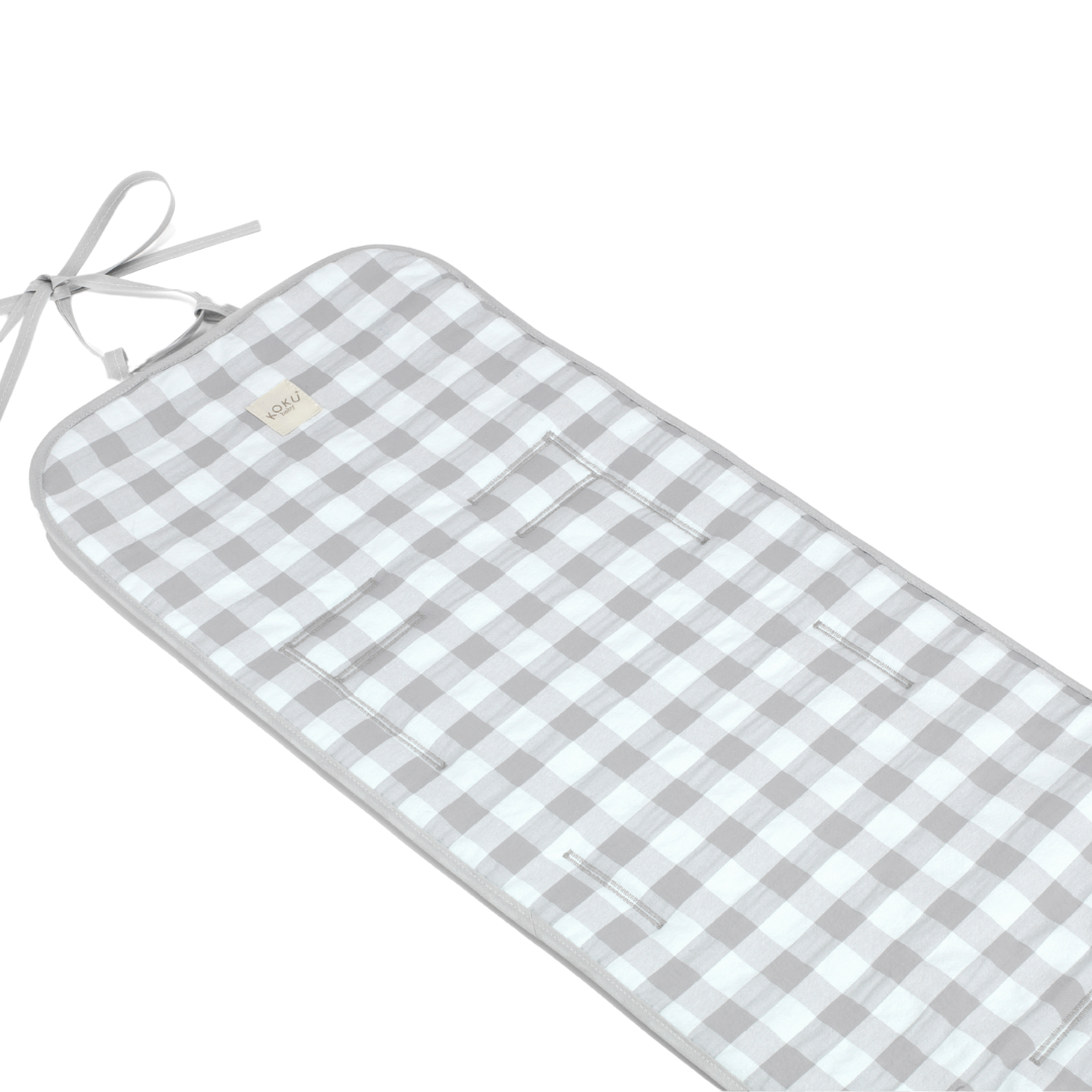 COLCHONETA PASEO VICHY GRIS 85x34