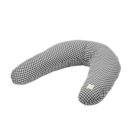 ALMOHADA LACTANCIA VICHY NEGRO 140x70x20 cm