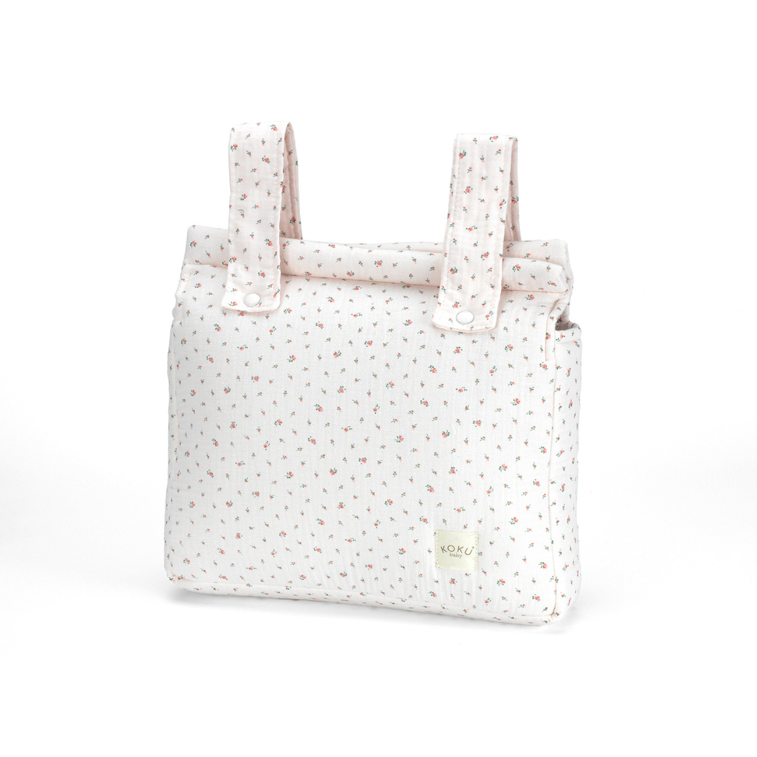 BOLSO PANERA FLOWERS 30x34