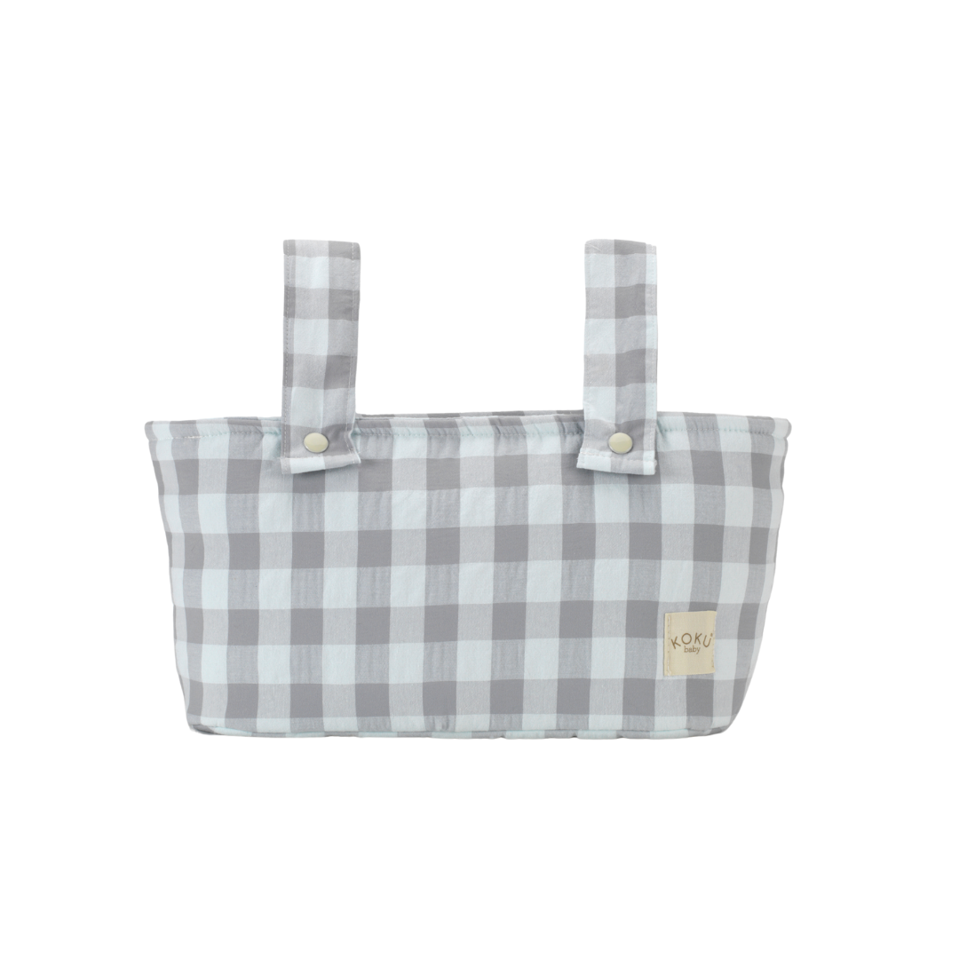 BOLSO MINI VICHY GRIS 20x42