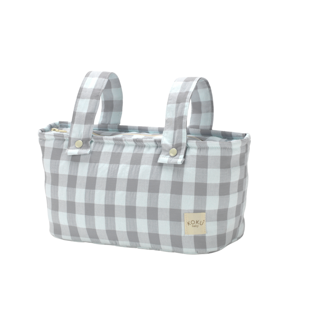 BOLSO MINI VICHY GRIS 20x42