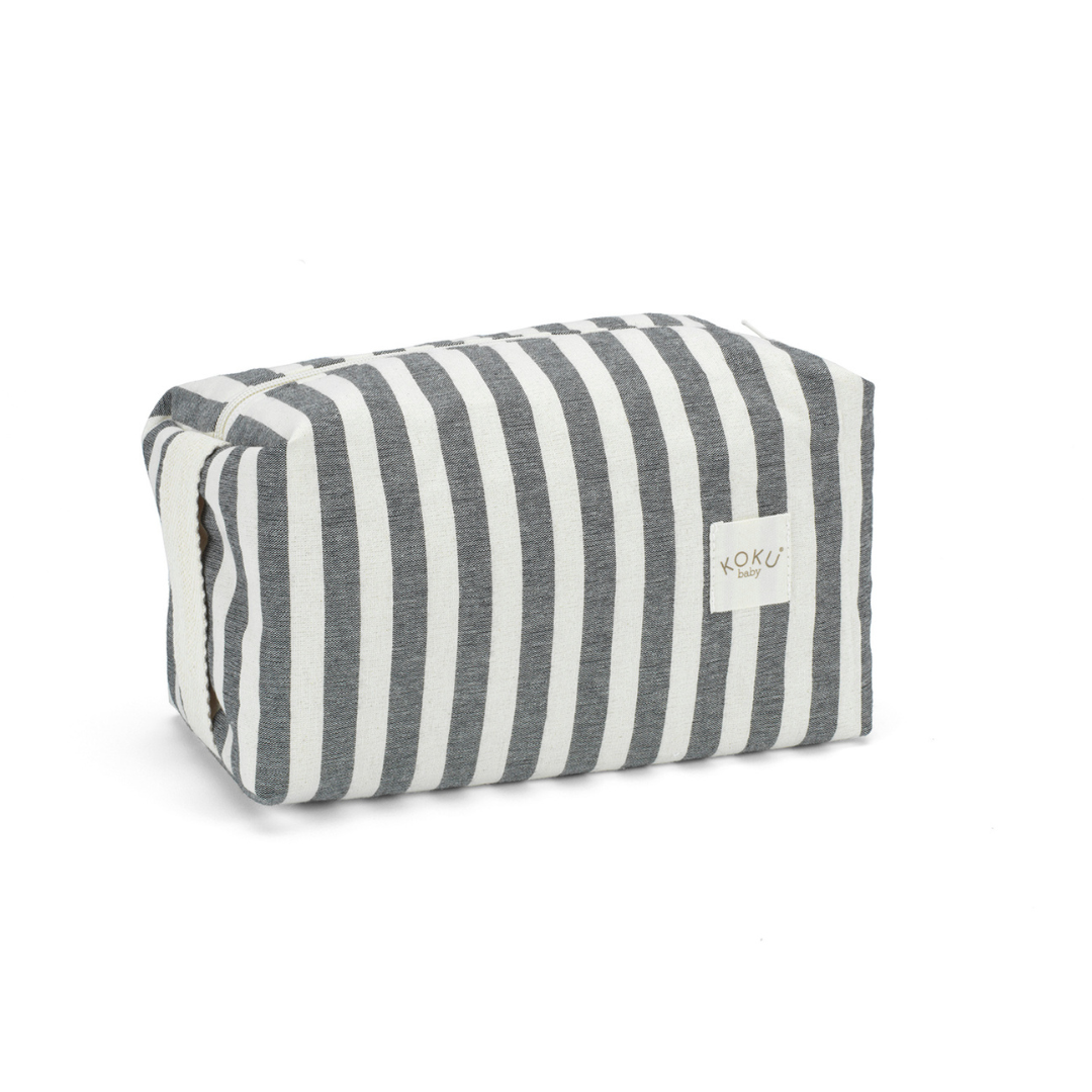 NECESER STRIPE GRIS 20x28