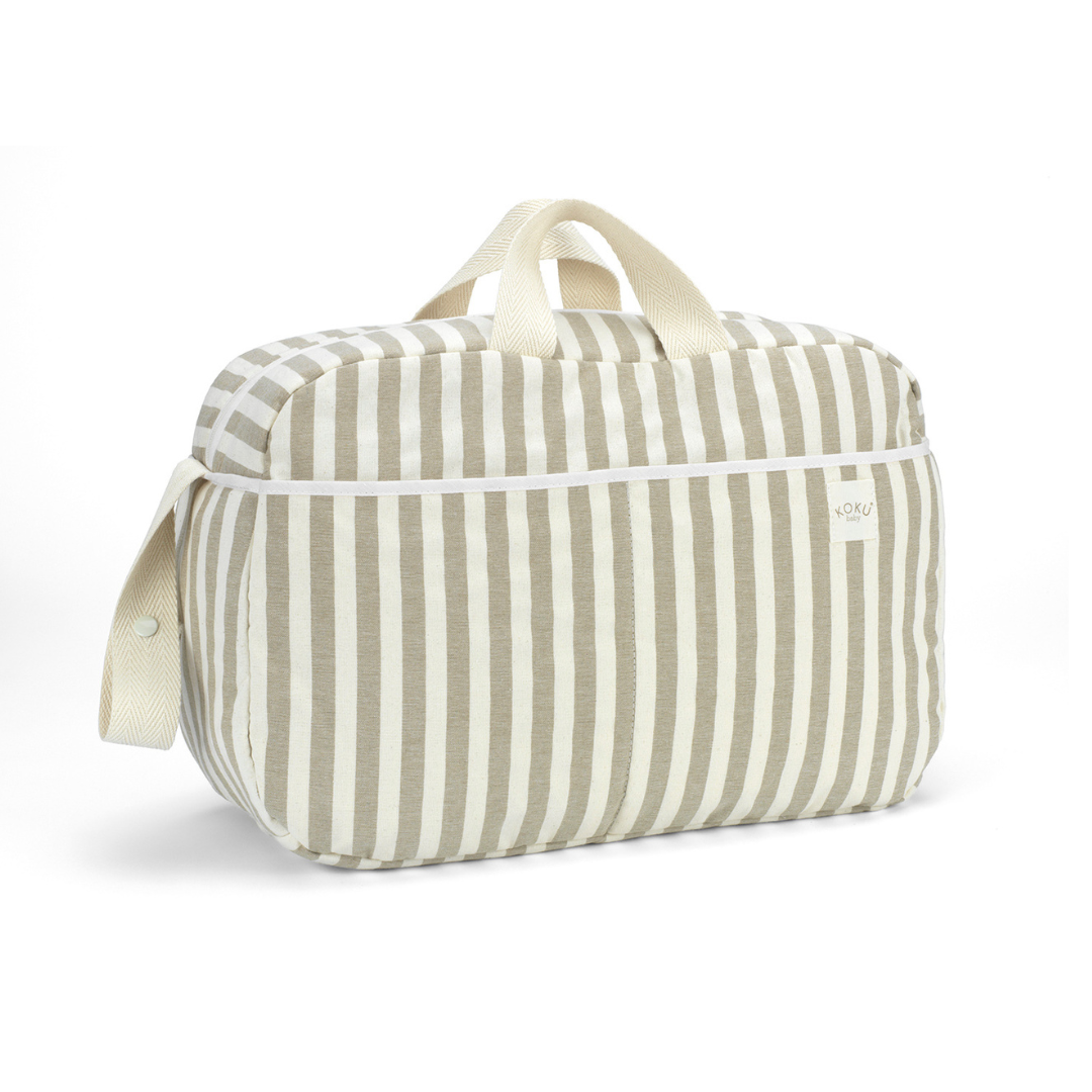 BOLSO MATERNIDAD STRIPE TOPO 30x47