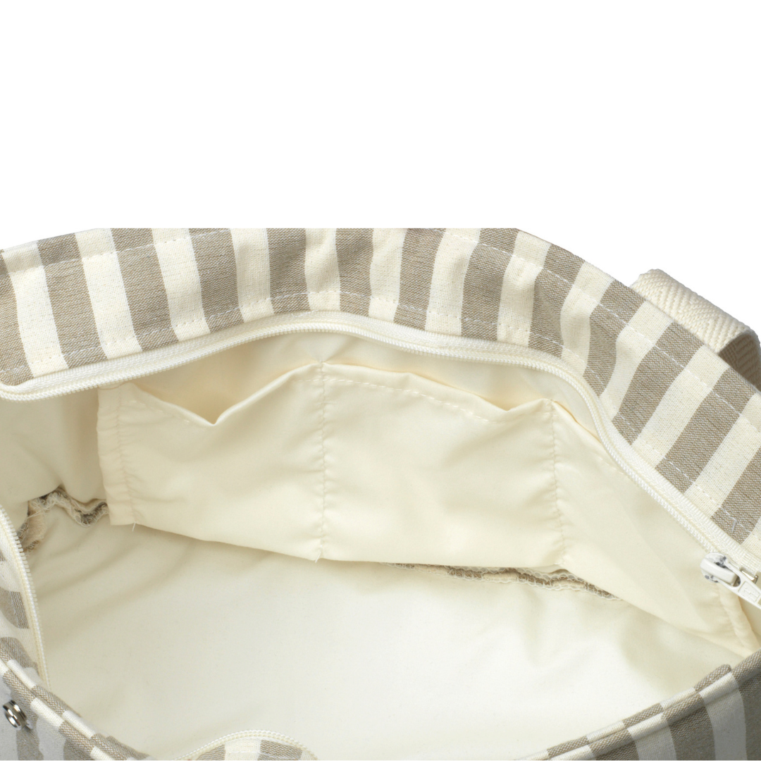 BOLSO MATERNIDAD STRIPE TOPO 30x47
