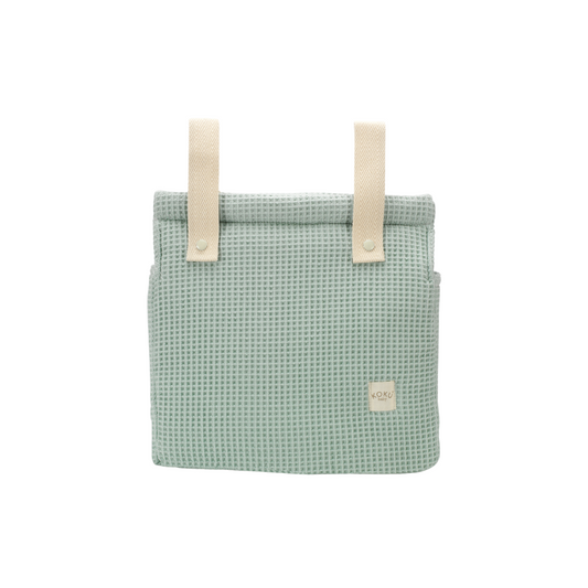 SAC PANERA WAFFLE MENTHE 30x34