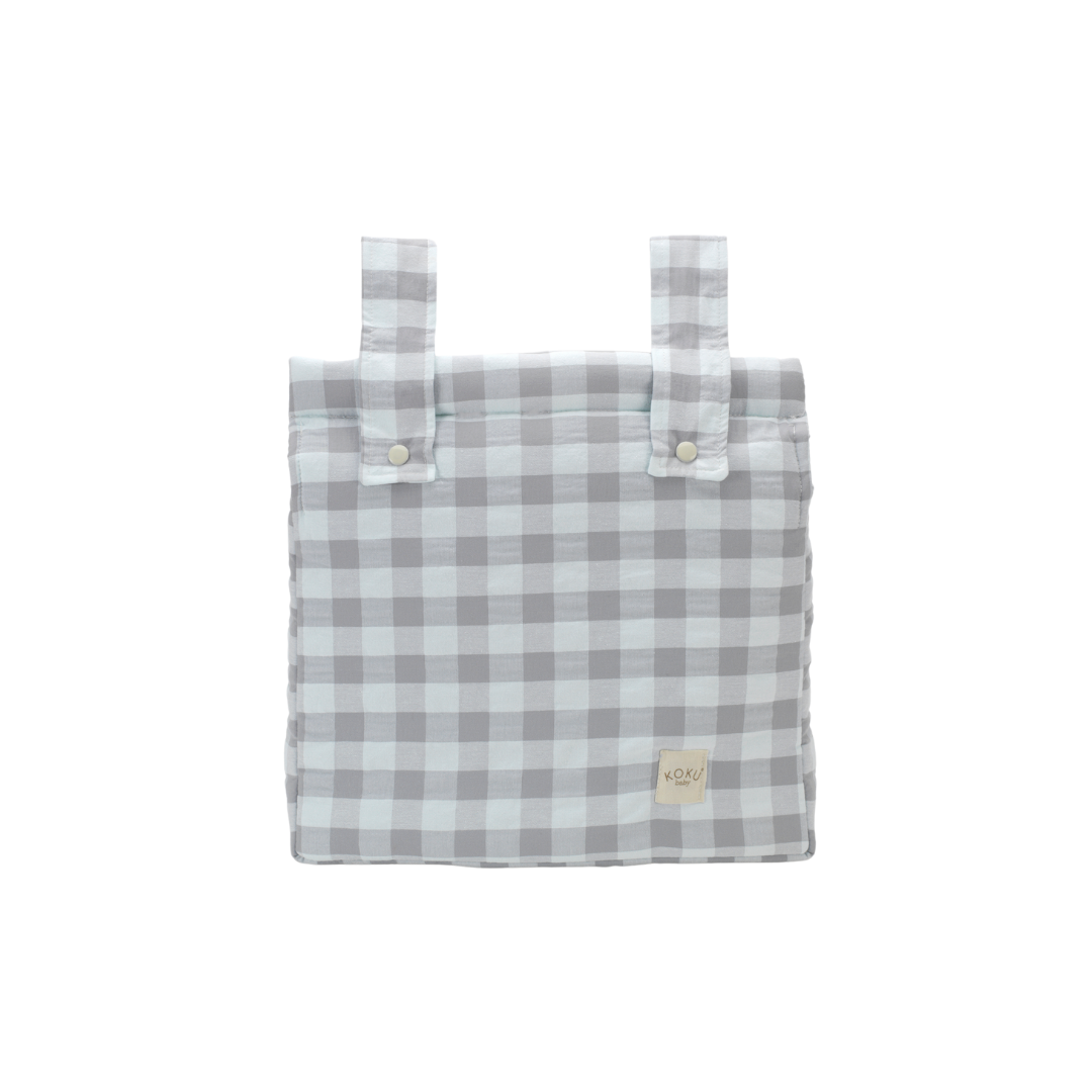 BOLSO PANERA VICHY GRIS 30x34