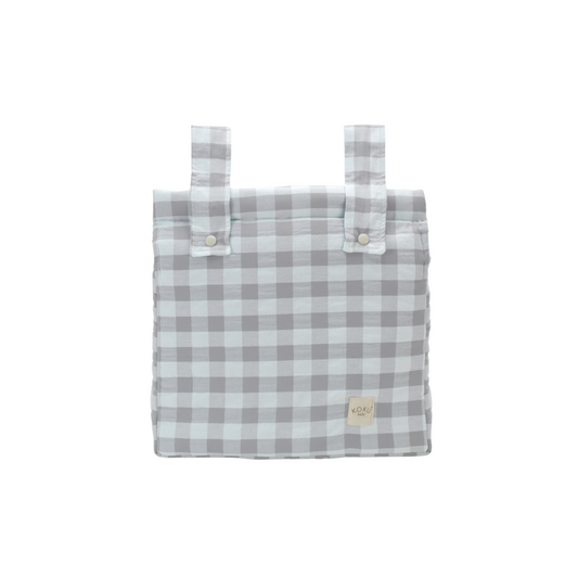 SAC À PAIN VICHY GRIS 30x34