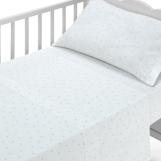 Parure de draps | Love & Vichy Peach Dreams 60 x 120
