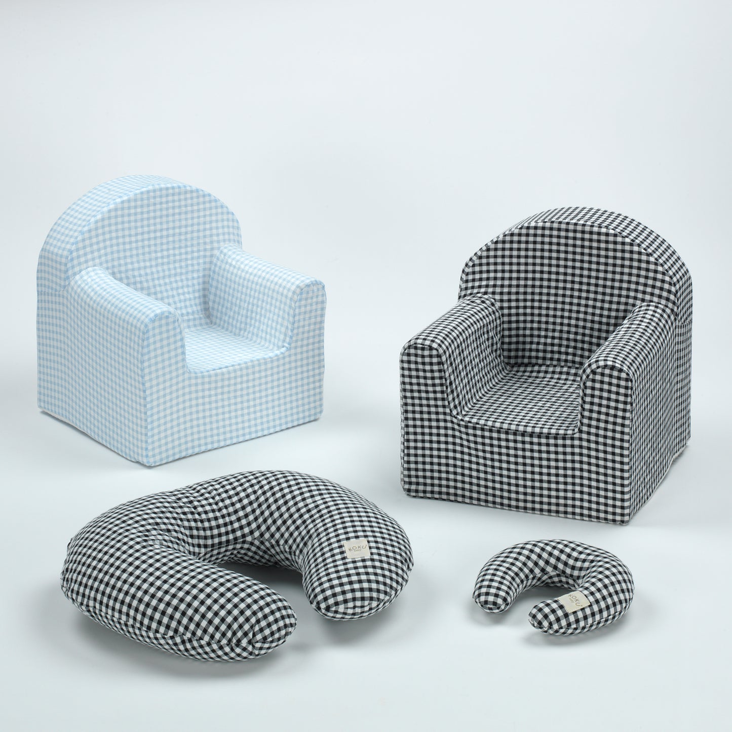 SILLÓN REDONDO BEBE NEGRO 43x40x38
