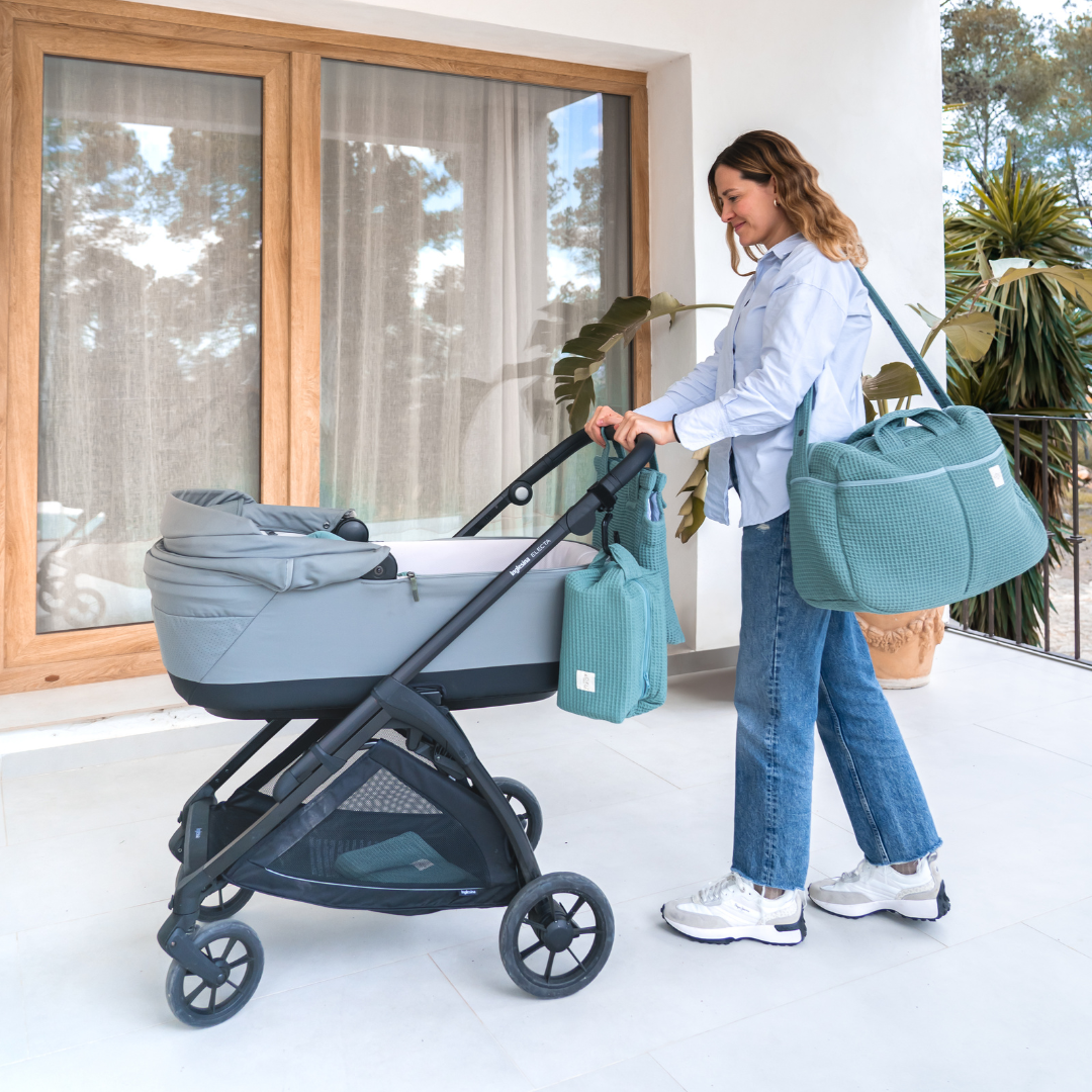 BOLSO MATERNIDAD WAFFLE GARDEN 30x47