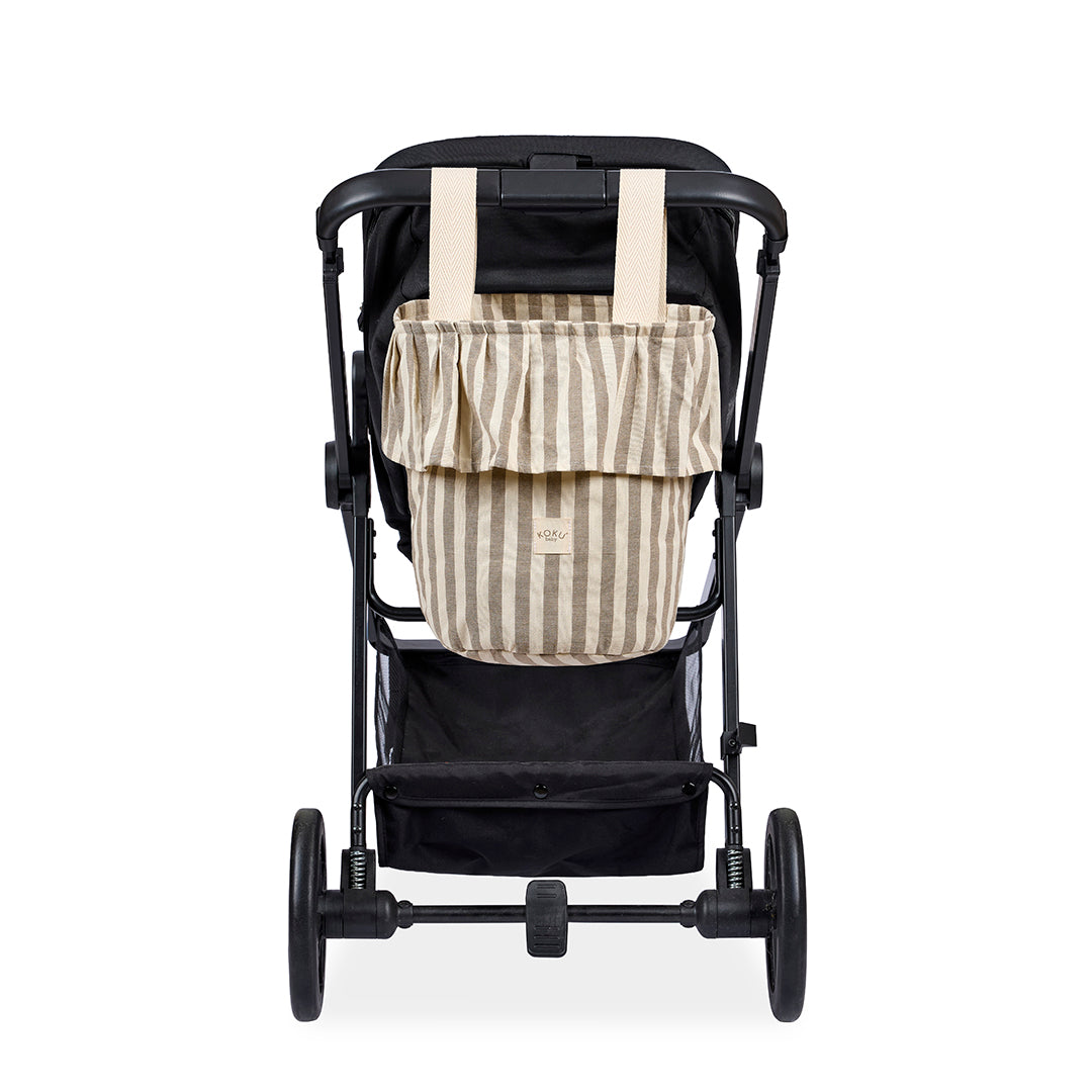 BOLSO BASKET STRIPE TOPO 35×33×24 cm