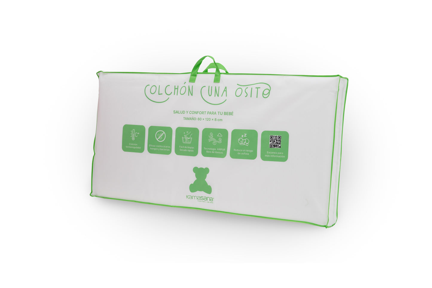 COLCHÓN DE CUNA OSITO 60 X 120