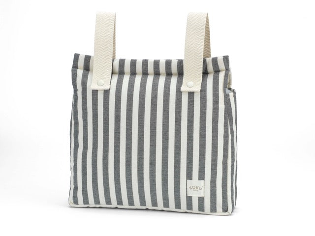 PACK SACO STRIPE GRIS
