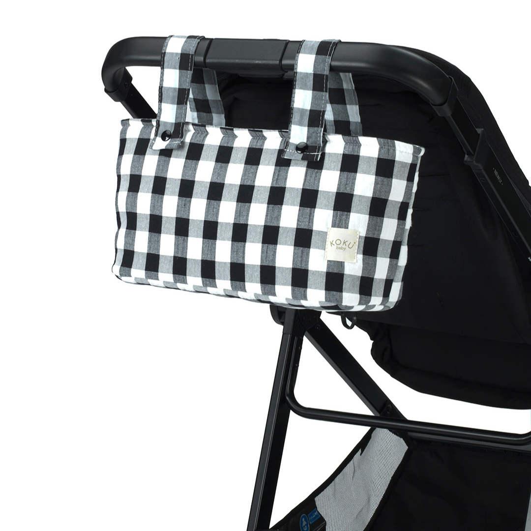 BOLSO MINI VICHY NEGRO 20x42