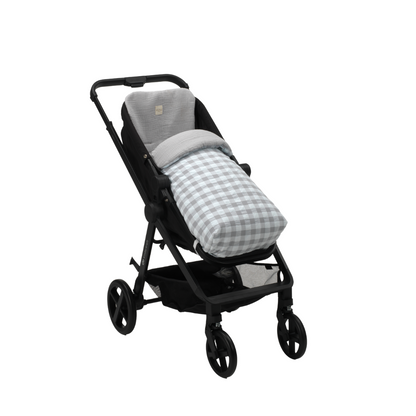 SAC CHAISE VICHY GRIS 95x35x80