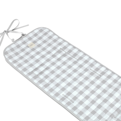 TAPIS DE MARCHE VICHY GRIS 85x34