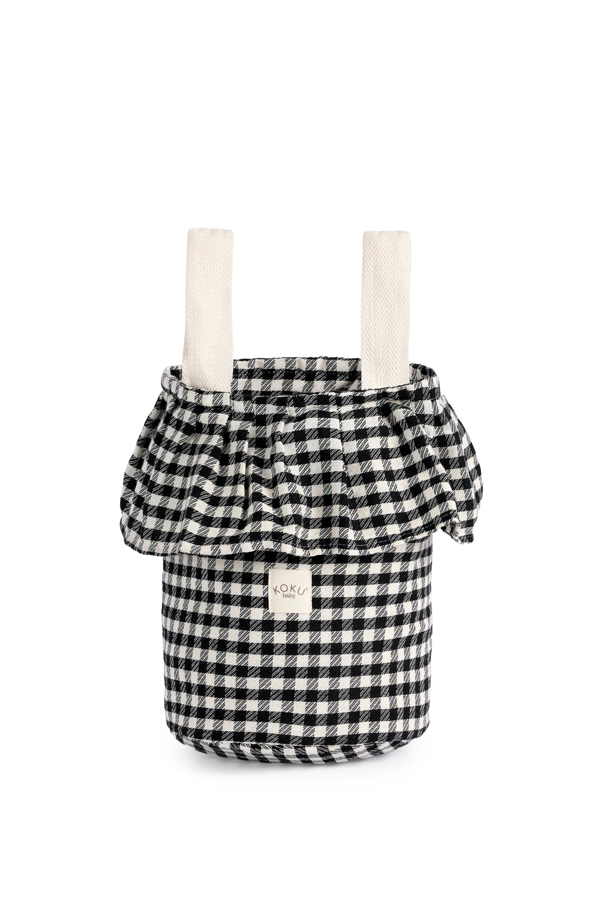 PACK ARRULLO VICHY JACQUARD BLANCO & NEGRO