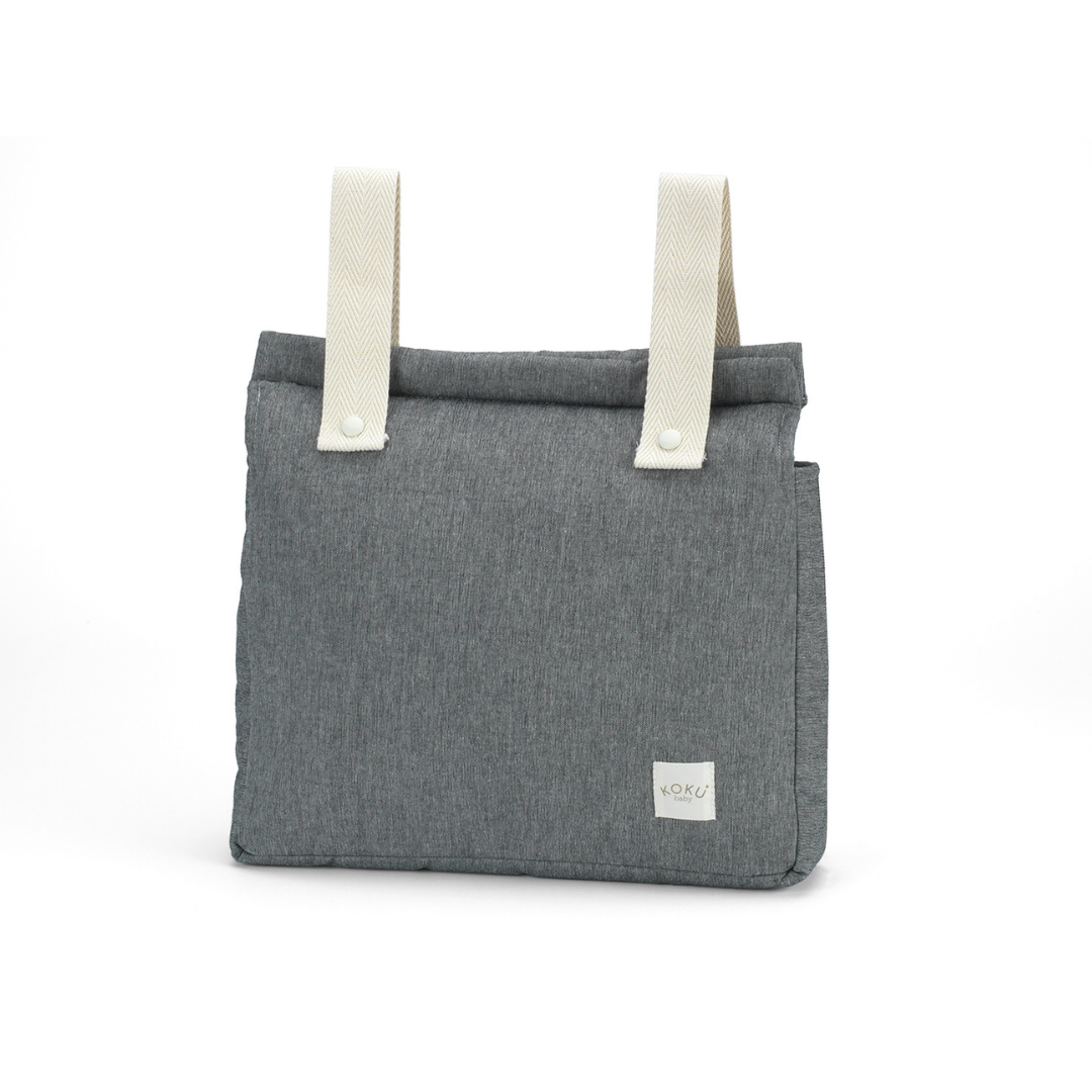 BOLSO PANERA SOLID GRIS 30x34