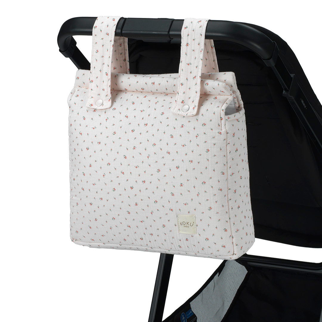 BOLSO PANERA FLOWERS 30x34