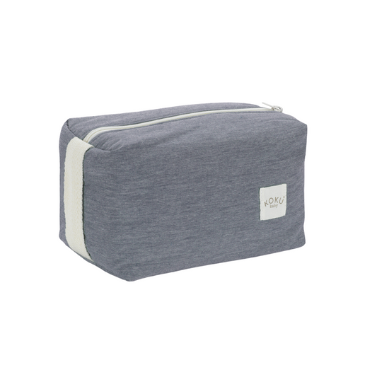 NECESER SOLID NAVY BLUE 20x28