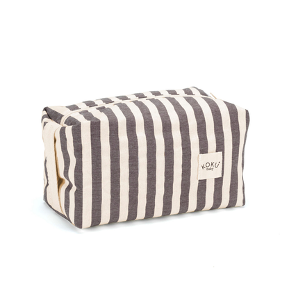 NECESER STRIPE BROWN 20x28