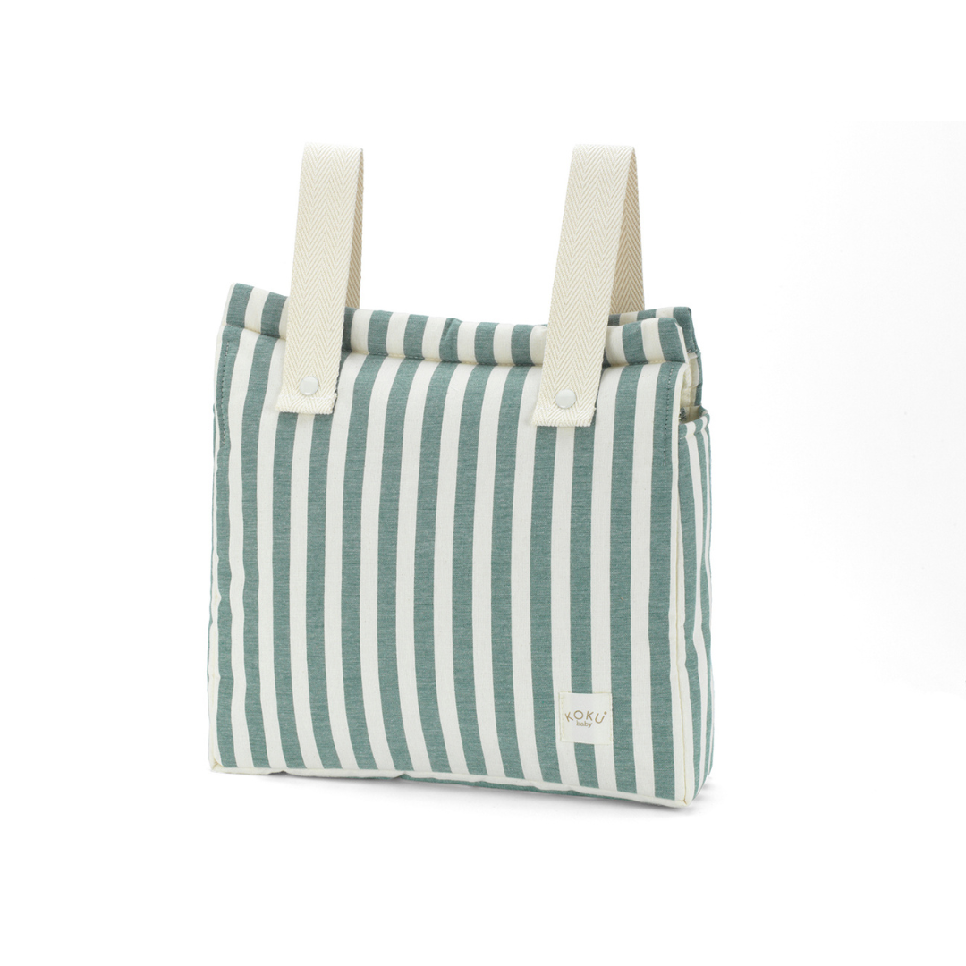 PACK SACO 3 PIEZAS STRIPE GREEN KAKHI