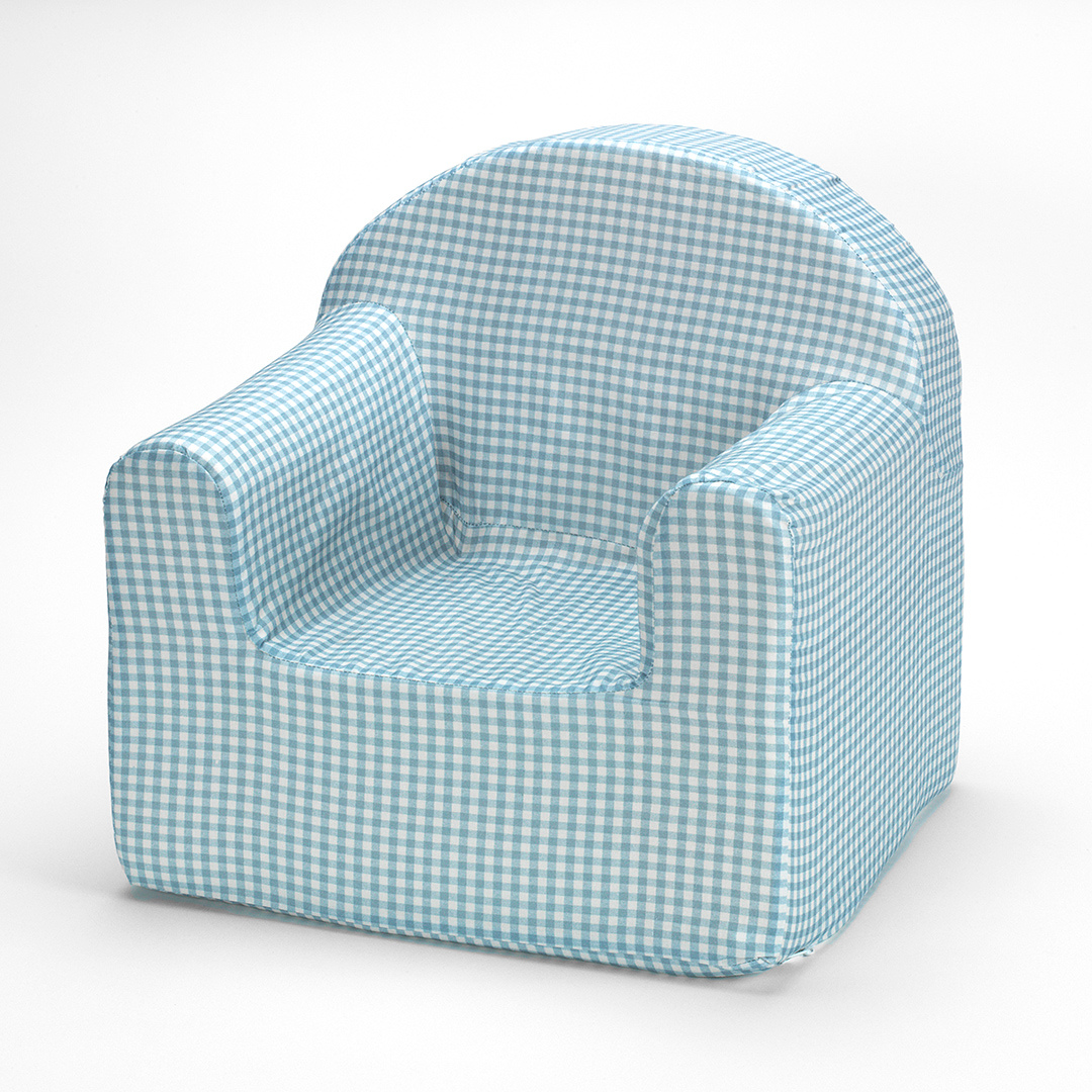 SILLÓN BEBE AZUL CELESTE 43x40x38