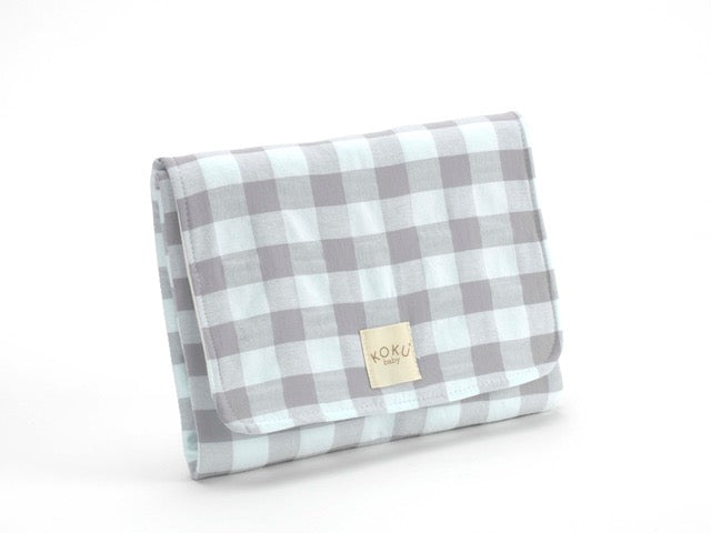 PACK SACO STRIPE  VICHY GRIS