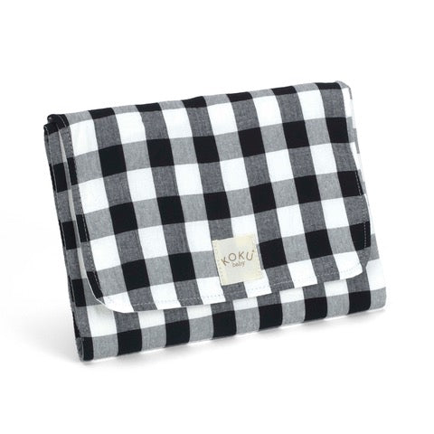 PACK SACO STRIPE VICHY NEGRO