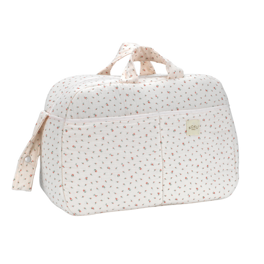 BOLSO MATERNIDAD FLOWERS 30x47