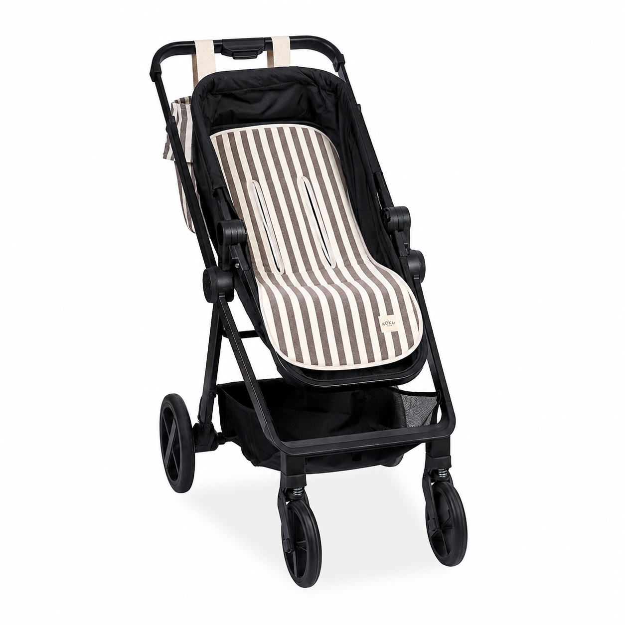 COLCHONETA DE PASEO MARIPOSA STRIPE BROWN 90X38