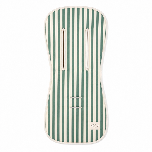 COLCHONETA DE PASEO MARIPOSA STRIPE GREEN KHAKI 90X38