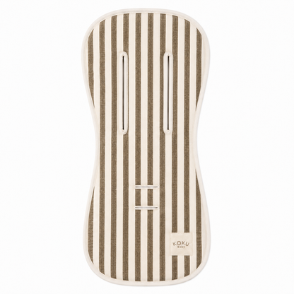 COLCHONETA DE PASEO MARIPOSA STRIPE BROWN 90X38