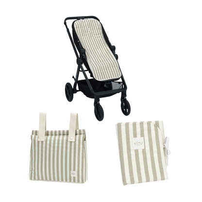 PACK COLCHONETA 3 PIEZAS STRIPE TOPO