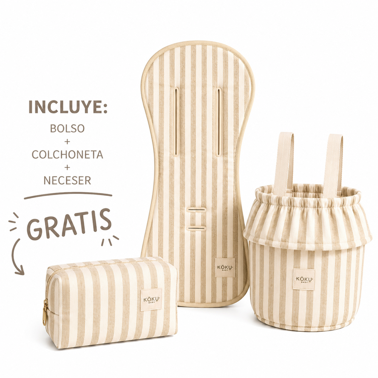 PACK PASEO STRIPE TOPO