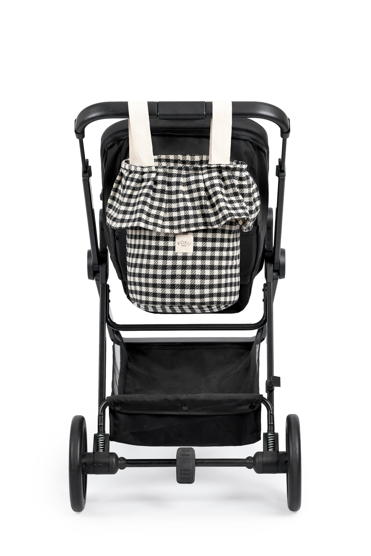 PACK ARRULLO VICHY JACQUARD BLANCO & NEGRO
