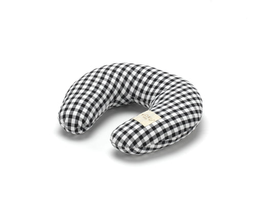 ALMOHADA CERVICAL VICHY NEGRO
