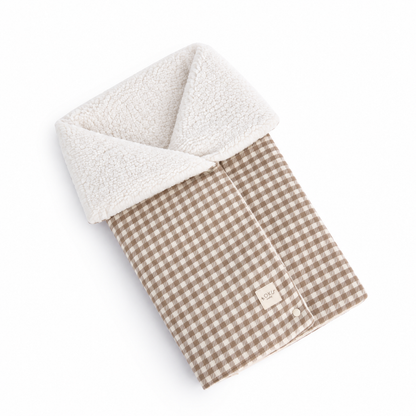 ARRULLO PASEO BORREGUITO VICHY JACQUARD TOPO 70x90