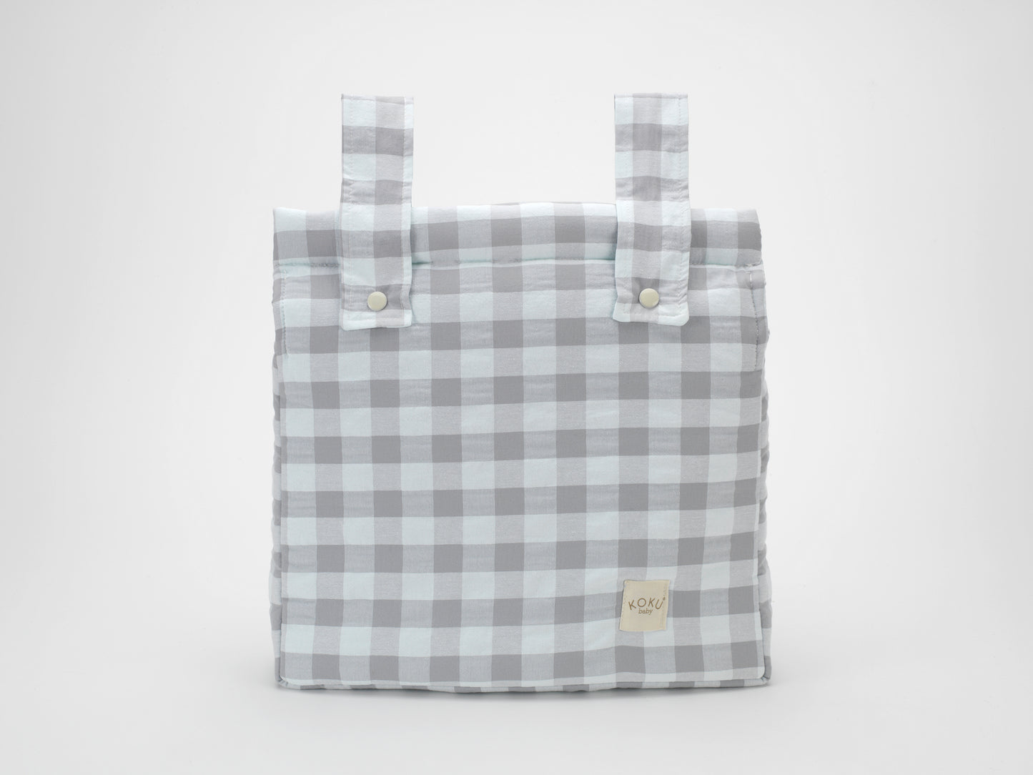 BOLSO PANERA VICHY GRIS 30x34