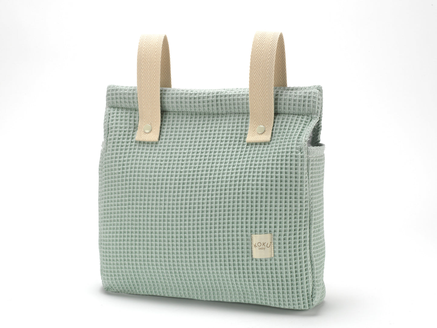 BOLSO PANERA WAFFLE MINT 30x34