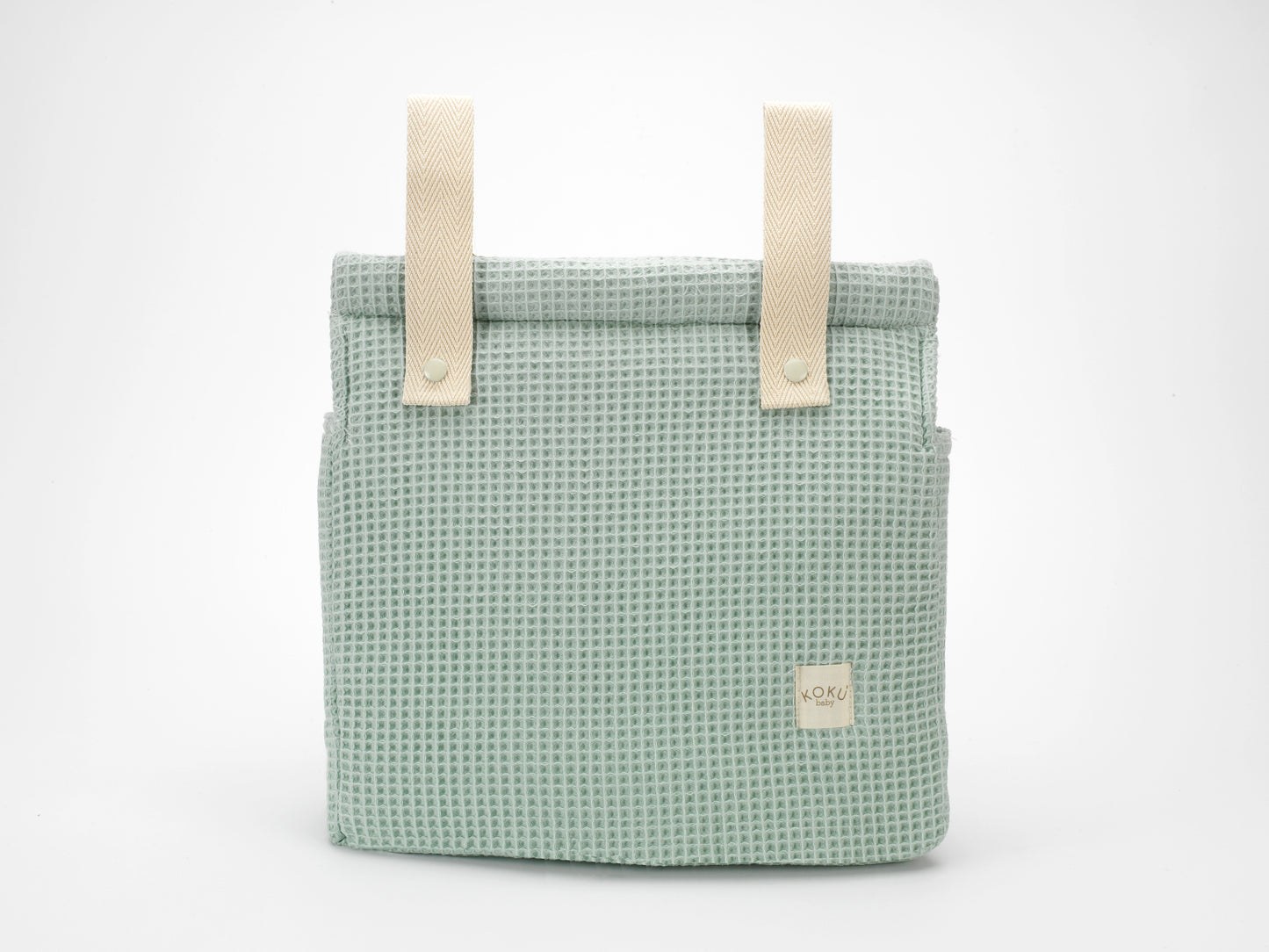 BOLSO PANERA WAFFLE MINT 30x34