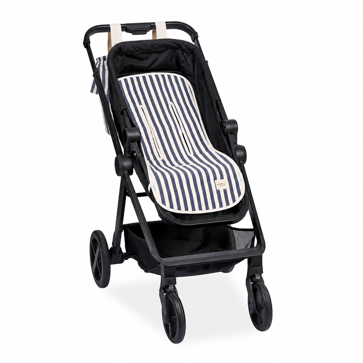 COLCHONETA DE PASEO MARIPOSA STRIPE NAVY BLUE 90X38