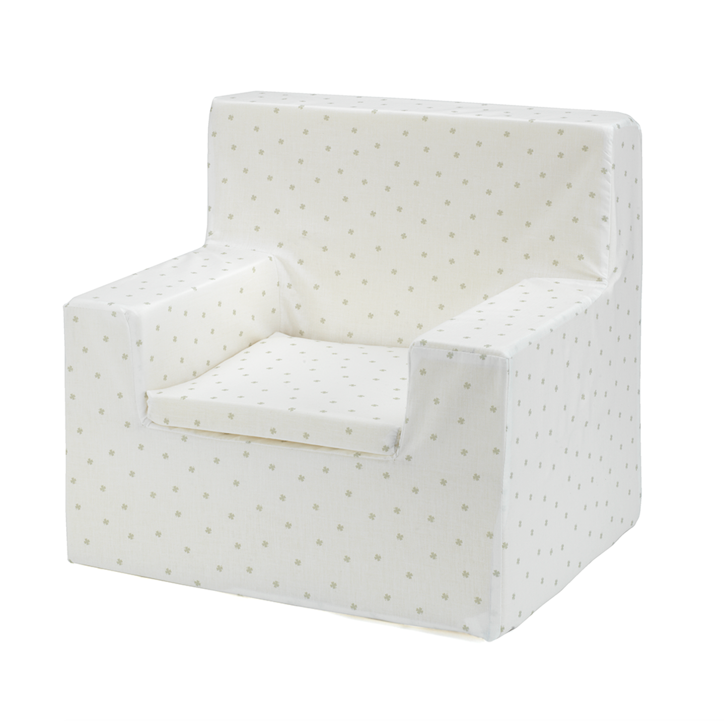 SILLÓN CUADRADO BEBE TREBOL 56x44x56