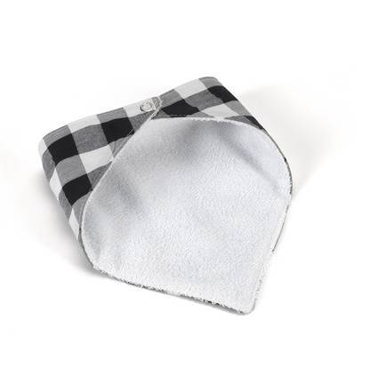 LOT DE 3 BANDANAS VICHY NOIR