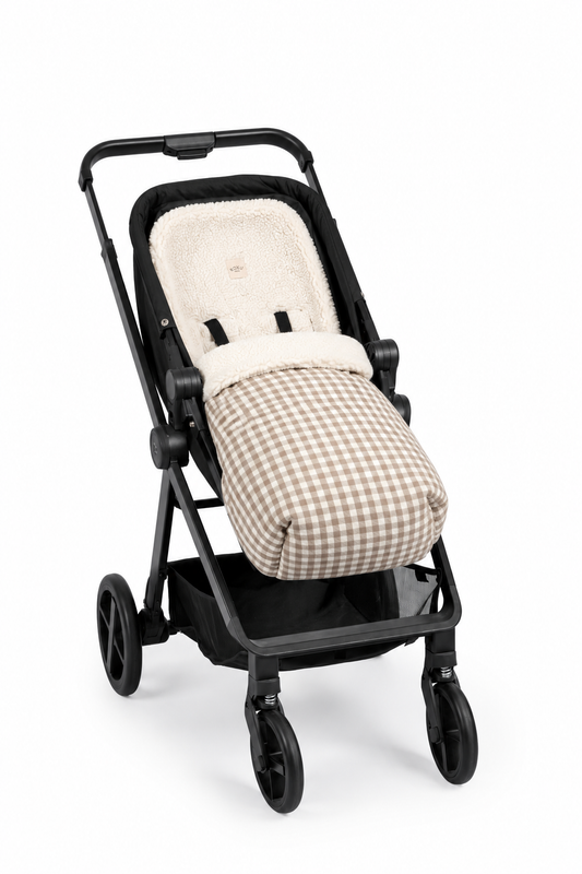 SAC DE CHAISE GRIS À RAYURES 95x35x80