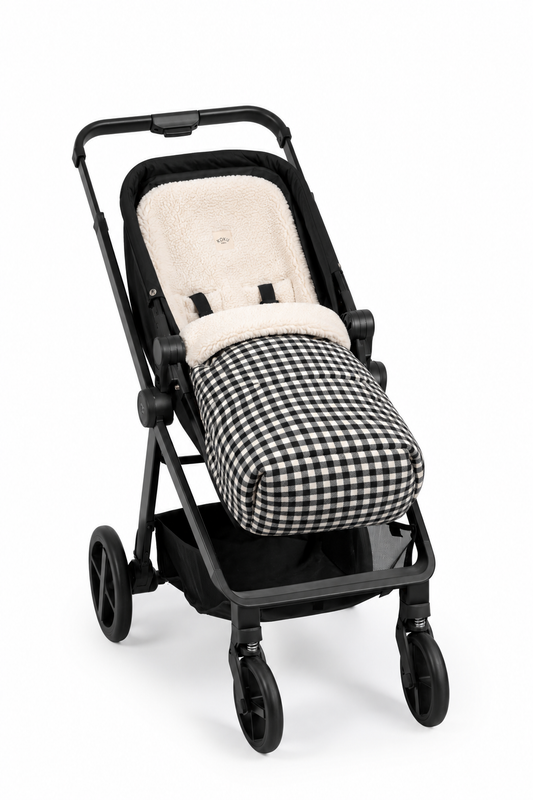 SAC DE CHAISE GRIS À RAYURES 95x35x80