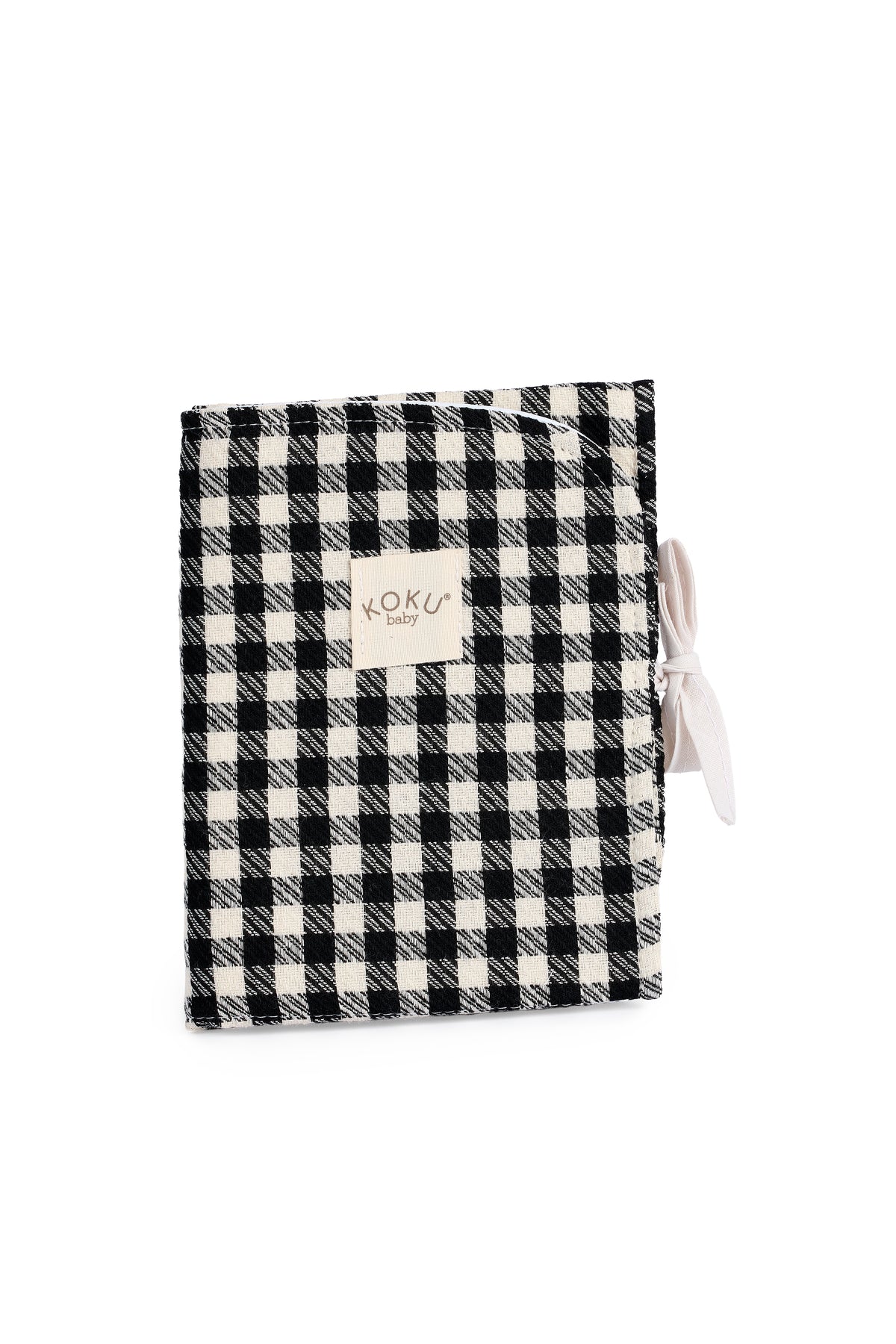 PACK ARRULLO VICHY JACQUARD BLANCO & NEGRO