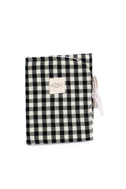 PACK ARRULLO VICHY JACQUARD BLANCO & NEGRO