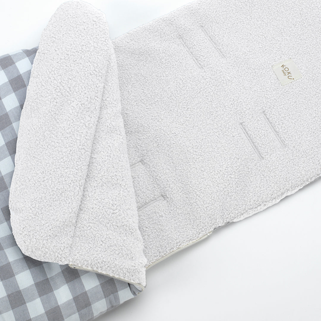 SACO BORREGUITO VICHY GRIS 95x35x80